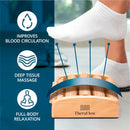 TheraFlow Foot Massager for Plantar Fasciitis Relief Foot Massager - BROWN - Like New
