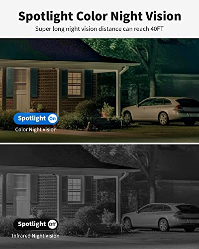 TKENPRO-ZS-GX1S 2K SECURITY CAMERAS WIRELESS OUTDOOR ULTRA HD SPOTLIGHT - Brand New