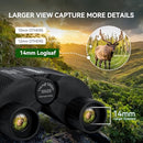 LOGISAF BINOCULARS FOR ADULTS AND KIDS 10X25 SMALL COMPACT BINOCULARS BLACK - Like New