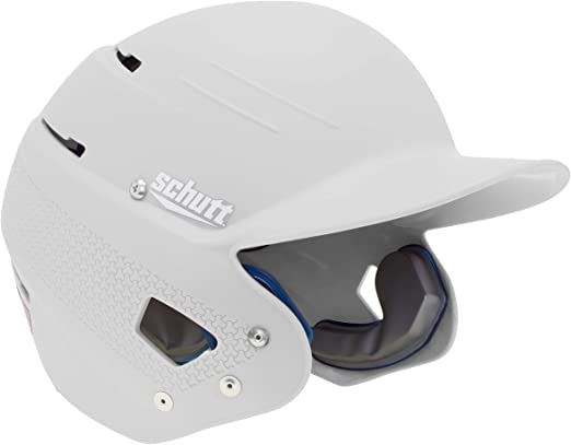XR1 BASEBALL BATTING HELMET, MATTE WHITE COLOR FOR JUNIOR - Like New