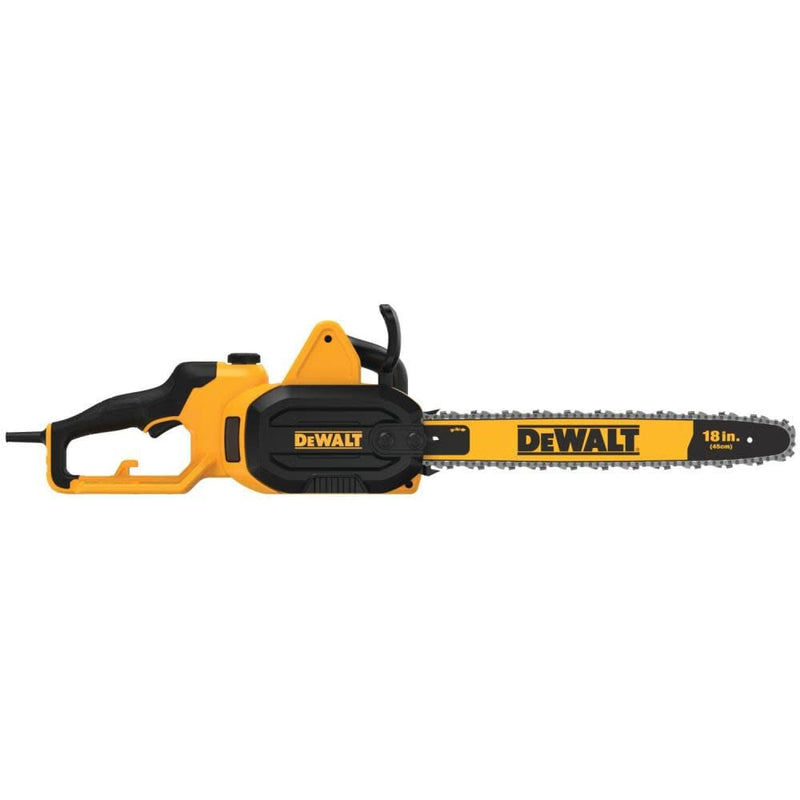 DEWALT 15 AMP 18IN CORDED ELECTRIC CHAINSAW - YELLOW/BLACK - Like New