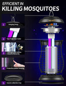 New Fi Bug Zapper Two-Color Electronic JYLD-020 - BLACK - Like New