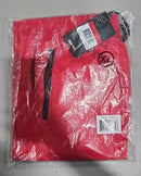 JUMPSTART BASKETBALL SHORTS W/ BLACK DRAWSTRING AND PINK DOTS SIZE: MEN XL - RED - Like New
