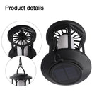 GENERIC ALL WEATHER SOLAR LANTERN AUTOMATIC LIGHT CONTROL CONVENIENCE - BLACK - Like New
