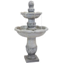 SUNNYDAZE DECOR 50" 2-TIER FRENCH GARDEN OUTDOOR WATER FOUNTAIN - Scratch & Dent
