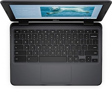 Dell Chromebook 11 3100 11.6" HD N4000 4GB 16GB HD Chrome OS - Black Like New