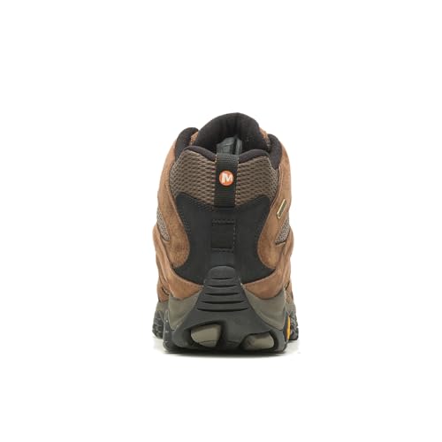 J035839 MERRELL MEN'S MOAB 3 MID WATERPROOF HIKING BOOT EARTH SIZE 9 - Like New