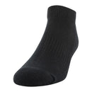 ATHLETIC WORKS MEN'S LOW CUT SOCK, 6 PACK - BLACK - Like New