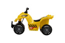 HUFFY TONKA TRUCK BATTERY RIDE-ON QUAD - 6V - AGE 1.5+ YEARS OLD - YELLOW - Like New