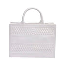 GENERIC FASHION BIG CAPACITY PVC SHOPPING TOTE BAG RUBBER SILICONE BEACH BAG - Like New