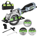 WORKPRO 5.8AMP 3500RPM CIRCULAR SAW PARALLEL GUIDE W125306AE - GRAY,GREEN,BLACK - Like New