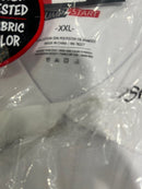 JUMP START 2XL WHITE SHORT SLEEVE POLO SHIRT - WHITE - Brand New