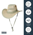 B0B9K74C86 Dorfman Hat Co. Men's Mesh Safari Hat (Charcoal, X-Large) - Brand New