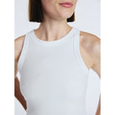 FREE ASSEMBLY WOMEN'S CUTAWAY TANK TOP - SIZE: WOMEN XL - VIVID WHITE - Brand New