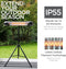 Briza Infrared Electric Patio Heater Portable Wall 1500W IT-HEQQ-1831 - Black - Like New