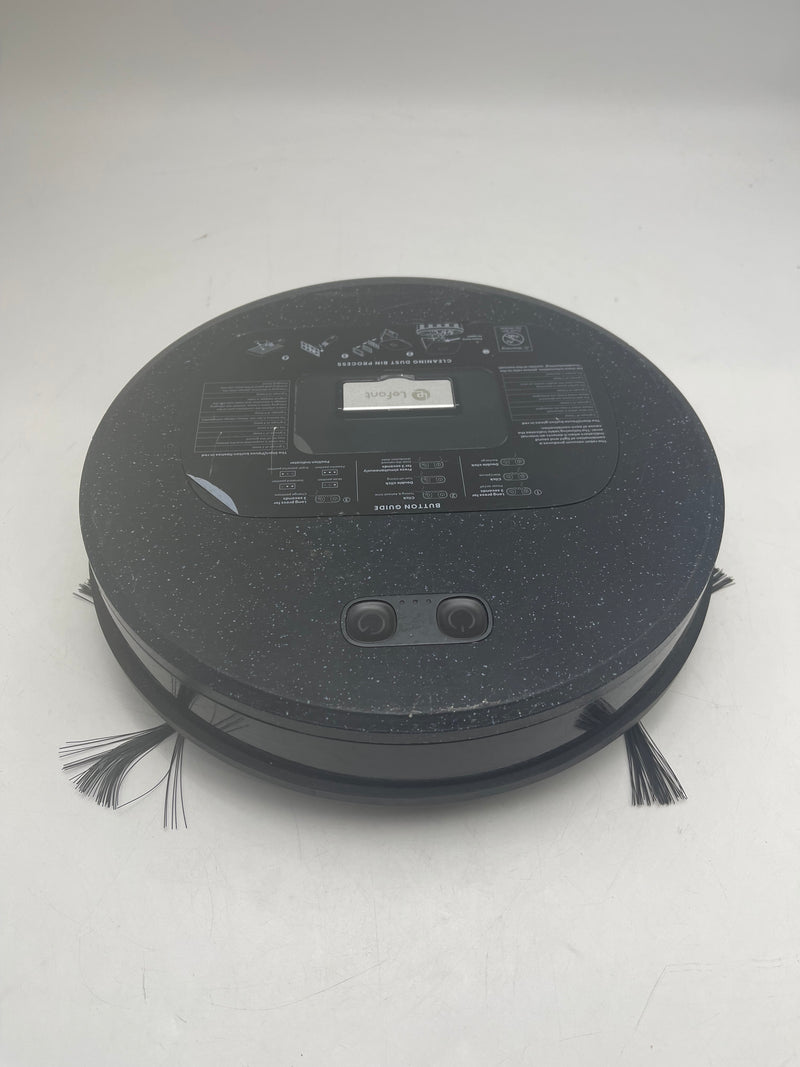 LEFANT ROBOT VACUUM CLEANER SLIM 4500PA SUCTION 150 MINS RUNTIME - Black Sparkle Like New