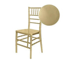 CHIVARI PREMIUM CHIAVARI TOUGHRESIN CHAIRS FULLY ASSEMBLED(2, SPARKLING GOLD) - Like New