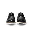 C26469 COLE HAAN MEN'S ORIGINAL GRAND SHORTWING OXFORD WIDE BLACK/WHITE SIZE 11 - Like New