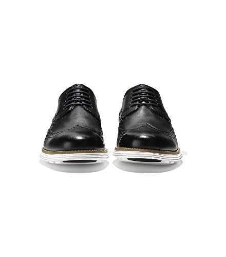 C26469 COLE HAAN MEN'S ORIGINAL GRAND SHORTWING OXFORD WIDE BLACK/WHITE SIZE 11 - Like New