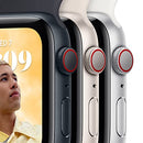 APPLE WATCH SE 2ND GENERATION GPS 40MM ALUMINUM CASE WHITE SPORT BAND - Like New