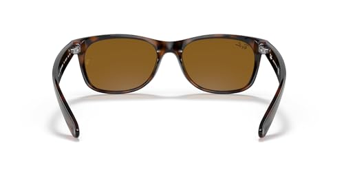 RAY BAN RAY-BAN NEW WAYFARER SQUARE SUNGLASSES LIGHT HAVANA/B-15 BROWN SIZE 58 - Like New