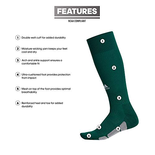 ADIDAS UTILITY ALL SPORT OVER THE CALF OTC SOCK MEN 9-13 WOMEN 10-12 - GREEN - Brand New