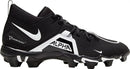 Nike Men's Alpha Menace 3 Shark Football Cleats Black/White Size 9.5 - Brand New