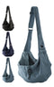 NOAH & PAW DOG SLING CARRIER FOR SMALL DOGS AND CATS, MACHINE WASHABLE - GRAY - Like New