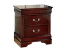 Alisdair Dark Brown Two Drawer Night Stand - Brand New