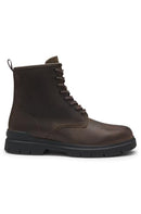 50552696 HUGO Men Ryan Smooth Leather Lace Up Boot Open Brown Size 11 - Like New