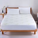 ALOE VERA RAYON FROM BAMBOO HYPOALLERGENIC MATTRESS PAD - KING - WHITE - Like New
