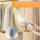 TYLASOM STEAMER CONTROLLER 1500W POWERFUL HANDHELD CLOTHES STEAMER - WHITE - Like New