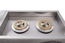 Bonfire Built-in Double Side Burner BBQ Island Natural Gas Kit 304, CBADSB - Brand New