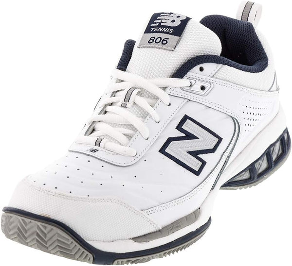 New Balance Men's 806 V1 Tennis Shoe - Size 10.5 - WHITE/WHITE Like New