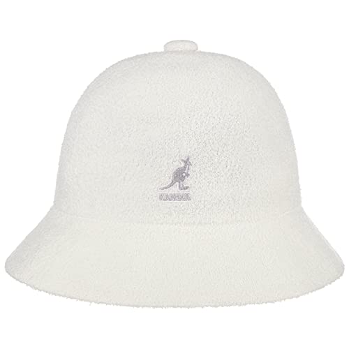 0397BC KANGOL HEADWEAR BERMUDA CASUAL BUCKET HAT SIZE SMALL - WHITE - Brand New