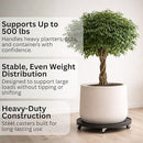 DeVaultEnterprises Devault 16 Inch Plant Dolly Multi-Pack (1, Terracotta/Hole) - Brand New