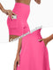 FKEEP Women's Golf Tennis Dress V-Neck with Shorts and Pocket Carrie Neon Pink S - Like New