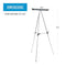 MasterVision 3-Leg Lightweight Telescoping Display Easel, FLX09102MV - Silver - Like New