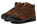 J035839 MERRELL MEN'S MOAB 3 MID WATERPROOF HIKING BOOTS EARTH SIZE 12.5 - Like New