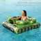 JASONWELL INFLATABLE TANK POOL FLOATS ADULTS - SIZE: MEN L WOMEN L - CAMO - Like New
