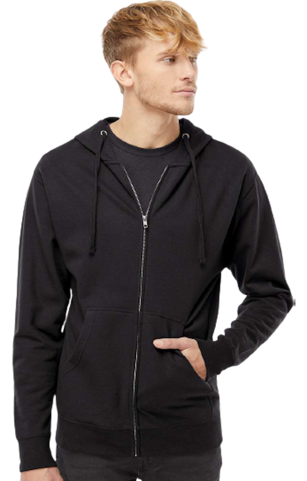 GENERIC AMERICAN LEGEND OUTFITTERS UNISEX FULL-ZIP HOODIE - SIZE: MEN XL - BLACK - Brand New
