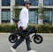 JETSON AXLE X ADULT 12” STEP OVER ELECTRIC FOLDING BIKE - BLACK - Like New