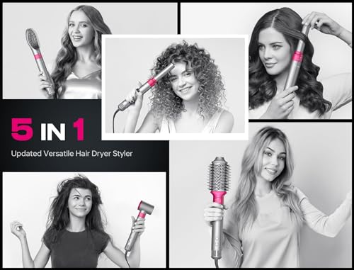 LC-DOLIDA 5 IN 1 PROFESSIONAL HOT AIR STYLER LC-DOLIDA POWERFUL HAIR DRYER - Like New