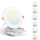 Amico 16 Pack 6'' LED Recessed Ceiling Light, 3000K, 1050LM - B09W53WR98 - Like New