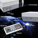 LINK RETRO MINI CONSOLE 620 GAMES 8 BIT SYSTEM BUILT IN 2 CONTROLLERS - GRAY - Like New