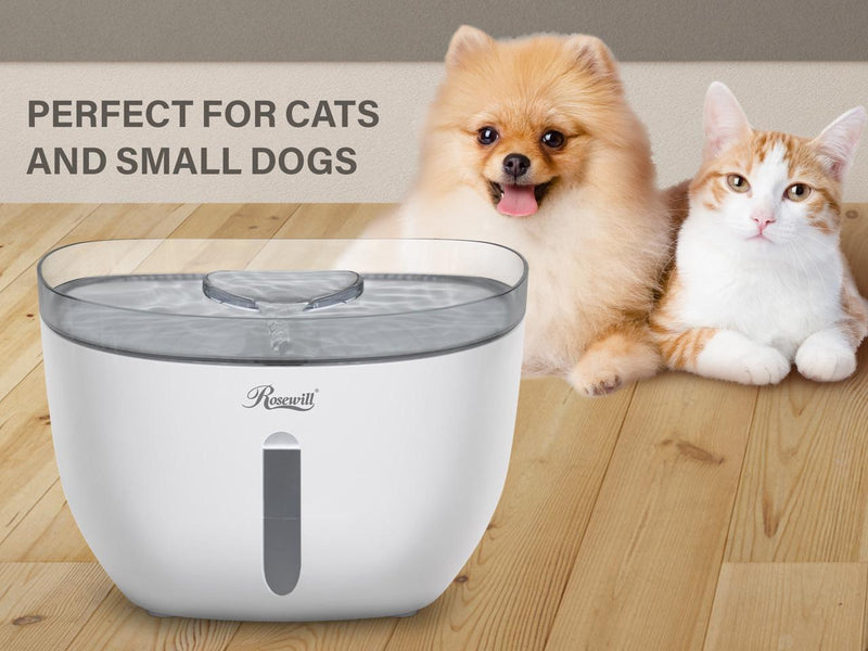 Rosewill RPWF-21001 2 Liters Automatic Pet Water Fountain | LED Indicator