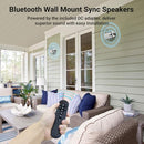 Inwa Upgraded Bluetooth Outdoor Speakers,IPX5 Waterproof Wall,Powerful Bass - Like New
