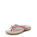 Vionic Women's Rest Bella Toe Post Sandal - Arch Support Rhubarb 8 Wide - Brand New