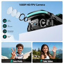 WEPETCO Camera 1080P HD, Container, Recharging Batteries, JY012 - BLACK/BLUE - Like New