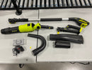 SUN JOE 2-IN-1 HANDHELD POLE LEAF BLOWER KIT W/ 2.0-AH BATTERY, - Scratch & Dent
